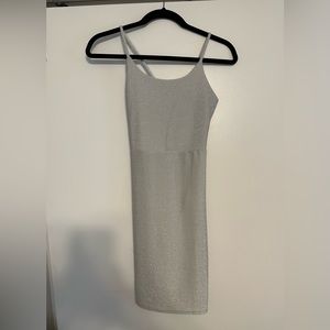 Sparkly silver dress